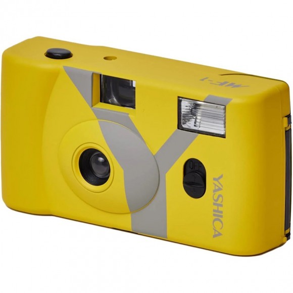 Yashica MF-1 Snapshot Y-Series Reusable Film Camera - Yellow